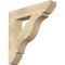 Ekena Millwork Funston Slat Rough Sawn Bracket, Douglas Fir, 4"W x 22"D x 22"H BKT04X22X22FST06RDF - alternate 1